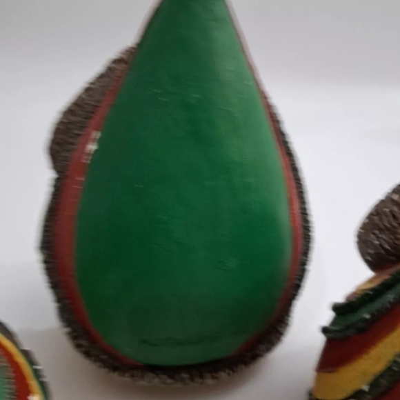 Vintage 1993 Pete Apsit Teardrop Santas 3 Piece Set READ DESCRIPTION - Picture 6 of 14